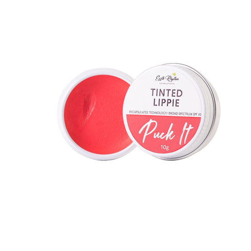 Earth Rhythm Tinted Lippie Puck It Lip Balm | Rose Bud